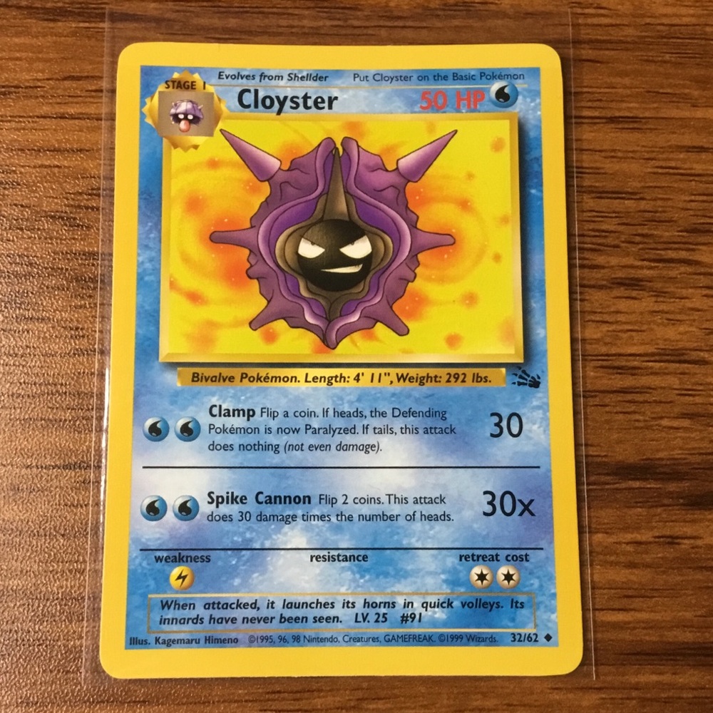 Pokemon Cloyster 1999